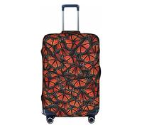 Kyliele Monarch Butterflies Travel Dust-Proof Valigie Copertura Bagagli Bagagli Bagagli Accessori Vacanza, bianco, L