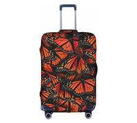 Kyliele Monarch Butterflies Travel Dust-Proof Valigie Copertura Bagagli Bagagli Bagagli Accessori Vacanza, bianco, x-large