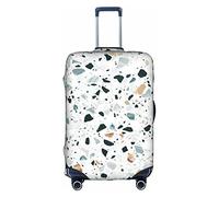 Kyliele Terrazzo marmo pastello viaggio antipolvere valigia protezione bagagli bagagli bagagliaio accessori vacanza, bianco, x-large