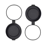 Kylietech Copriobiettivo binoculare 42 mm Custodia per obiettivo per binocoli 8x42 10x42 12x42 12x42 Diametro esterno 50-52mm, Nero , Classico