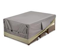 KylinLucky Coperture impermeabili per mobili da giardino per tavolo e sedie, set da tavolo da esterno rettangolare, adatta fino a 274,3 x 208,3 x 71,1 cm (lunghezza x larghezza x altezza)