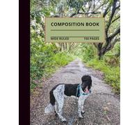 Kylo the Parti Poodle: Composition notebook for school, writing, taking notes, etc., 7.5x9.25, 150 wide ruled pages