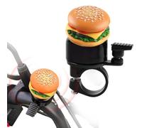 KYLOS Campanello Per Bicicletta Divertente A Forma Di Hamburger - Suono Potente E Chiaro - Alluminio - Compatibile Con Mtb, Bici Elettrica, Città, Bambini/Ragazzi - Ideale Come Regalo