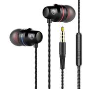KYLOS Intra-Auricolari Con Comando E Microfono Universale, Nero, Model T110,Cuffie Con Filo