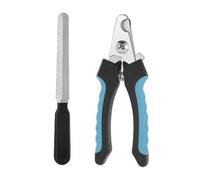 KYLOS Tagliaunghie Professionale per Cani e Gatti - Tagliaunghie con Protezione Sicurezza e Lame in Acciaio Inox - Ideale per Uso Domestico e Veterinario - Taglia Media Colore Blu