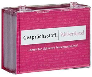 Kylskapspoesi 41003 Gesprächsstoff - Valigetta di Domande da Conversazione, per Serata di Sole Donne [Lingua Tedesca]