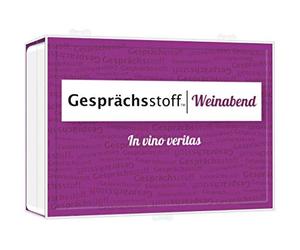 Kylskåpspoesi AB 41007 - Gesprächsstoff: Weinabend (In Vino Veritas), Valigetta di domande da conversazione [lingua tedesca]
