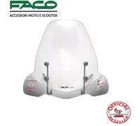 KYMCO AGILITY 125 CARRY 2005-2018 PARABREZZA PARAVENTO FACO COMPLETO DI ATTACCHI