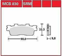 Kymco Centro Città 300 I 2010-2016 TRW Srm Serie Sindered Scooter Pastiglie