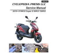 KYMCO Super 8 50 150 R X Cyclepedia Printed Scooter Service Manual