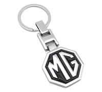 KYMEDQ Auto Portachiavi per MG 5 2020 2021 2022 2023 2024 2025, Auto Portachiavi Chiavi, Ideale Come Regalo per Gli Uomini E Gli Appassionati di Auto,Black