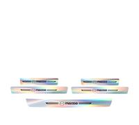 KYMEDQ Protezione Paraurti Posteriore per Mazda CX 4 2016-2020 2021 2022 2023 2024 2025 Kyd, Battitacco, Piastra del Bagagliaio Anti-Graffio Adesivo, AntiGraffio Benvenuto Pedaliera,03