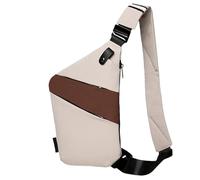kyn italia La Compatta - Antifurto Intelligente borsa Borsa da viaggio antifurto monospalla, leggera, moda, grande capacità per Uomo e Donna per viaggi e sport