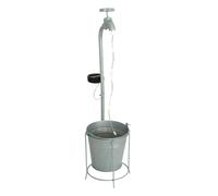 Kynast Garden Rubinetto Solare LED Da Giardino Con Secchio Metallo Altezza 62Cm