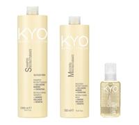 KYO Restruct System Shampoo + Maschera + Cristalli Ristrutturanti con Cheratina