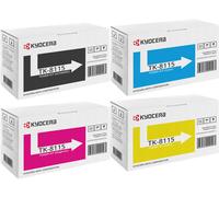 Kyocera 4X Toner Originale TK-8115 M 8124 CIDN M 8130 CIDN Set Cartuccia