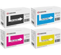 Kyocera 4X Toner Originali TK-5270 ECOSYS M 6230 CIDN M 6630 CIDN P 6230 CDN Set