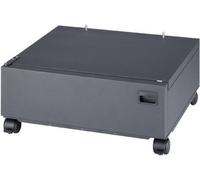 KYOCERA CB-5100L-B Base Mobiletto di supporto nero basso in legno, con ruote (LxPxA) 39 x 53 x 37 cm