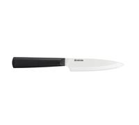 Kyocera - Coltello lama ceramica INNOVATIONWHITE - Multiuso - 11 cm - TK-110 WH-BK Maniglia soft-touch inox lucido