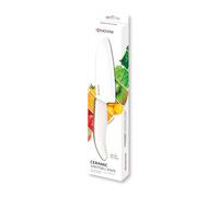 Coltello Kyocera Gen lame extra larga in Ceramica Bianca, 14 cm Multiply, Bianco, Lama 14 cm - Multiuso - Maniglia soft-touch colore Bianco bianco