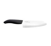 Kyocera FK160WH Chef's Santoku Coltello Lama Ceramica Bianca, 16 cm