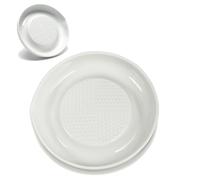 Kyocera, grattugia tonda 16 cm in ceramica bianca, con antiscivolo