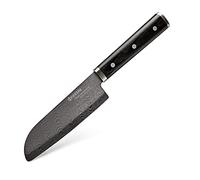 Kyocera, Kizuna, Coltello Santoku, Nera in Ceramica Zirconia, Legno Nero, Lama Hip 14 cm