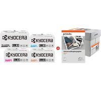 Kyocera + Prindo Universal Papier 2500 Blatt Value Pack nero / ciano / magenta / giallo / Bianco Originale TK-5490 MCVP