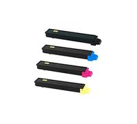 Kyocera TK5140 TK 5140 - 4 toner originali Ecosys P 6130 CDN - BK, Cy, Pa, Ye, colore: nero, 7.000 / colori ca. 5.000 pagine/5% -