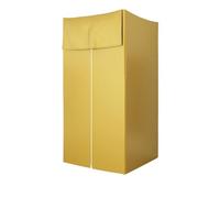 KYOFIS Camerino pieghevole, camerino portatile con tenda oscurante for boutique, negozi, centri commerciali, uffici, eventi, ganci for telaio, leggero(Yellow,100 * 100cm)