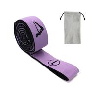 KYOFIS Fascia Elastica Regolabile con Anelli a Doppio Strato, Cinghia di Stretching Portatile for Allenamento di flessibilità, Yoga, Danza, Fitness, Uso Domestico e in Viaggio(Purple,100cm)