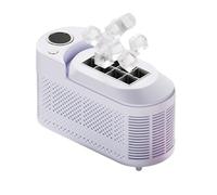 KYOFIS Macchina for Il Ghiaccio Portatile da 12 V for Auto/Campeggio, 8 cubetti in 10 Minuti, Macchina for Il Ghiaccio compatta da banco, Macchina for cubetti di Ghiaccio Fast Pebble(Purple)