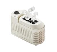 KYOFIS Macchina for Il Ghiaccio Portatile da 12 V for Auto/Campeggio, 8 cubetti in 10 Minuti, Macchina for Il Ghiaccio compatta da banco, Macchina for cubetti di Ghiaccio Fast Pebble(White)