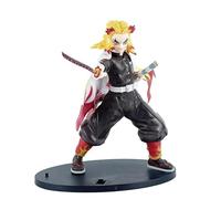 Kyojuro Figure, Disegna la spada Rengoku Kyoujurou Figure anime 20 cm / 7,9 pollici PVC Cosplay Artigiano souvenir per i fan degli anime regali