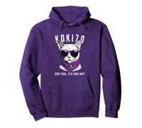 Kyoki Celebration Cat Occhiali da Sole, Padre, Uomini, Donne, Madri, Amanti dei Gatti, Regalo per celebrare i 70 Anni, Divertenti e alla Moda Felpa con Cappuccio