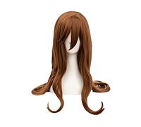 Kyoko Hori Cosplay Horimiya Cosplay Women Long Curly Wave 60cm Brown Wig Cosplay Heat Resistant Synthetic Wig + Wig Cap