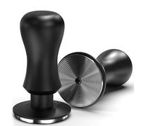 KYONANO Pressino per caffè espresso da 51 mm, con molla calibrata, in acciaio inossidabile di alta qualità, manico in alluminio anodizzato, compatibile con oltre 51 mm di portafiltro senza fondo per