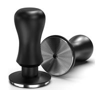 KYONANO Pressino per caffè espresso da 53,3 mm, 13,6 kg con caricamento a molla calibrato, in acciaio inossidabile 304, manico in alluminio anodizzato, compatibile con portafiltro Breville da oltre 53