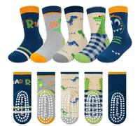 Kyopp 5 Paia Calzini per Bambini e Ragazze e Ragazzi Divertenti Calzini Animali in Cotone Unisex per Crew Socks 21-37