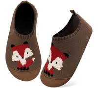 Kyopp Pantofole per bambini e bambine, antiscivolo, a piedi nudi | Pantofole da ginnastica traspiranti, morbide, a piedi nudi, unisex, per imparare a camminare, taglia 20-35
