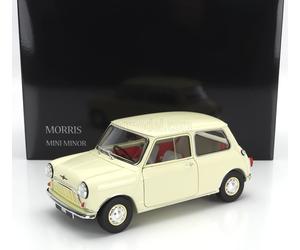 KYOSHO 1/18 EPOCA MORRIS MINI MINOR 1964 BIANCO MODELLINO STATICO DIECAST