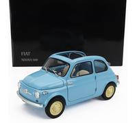 KYOSHO 1/18 FIAT 500D CABRIOLET OPEN 1960 CELESTE MODELLINO STATICO DIECAST