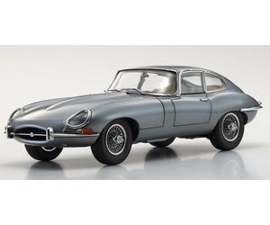KYOSHO 1:18 Jaguar E-Type Gun Metallic 08954GM Miniature Diecast Model Car