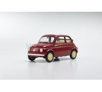 KYOSHO KY8966R KYOSHO FIAT 500 D CABRIOLET OPEN 1960 ROSSO CORALLO 1/18