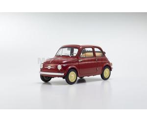 KYOSHO KY8966R KYOSHO FIAT 500 D CABRIOLET OPEN 1960 ROSSO CORALLO 1/18