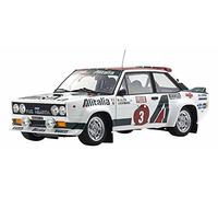 MODELLINO AUTO STATICO Fiat 131 Abarth n.3 rally 1000 laghi 1978 alen SCALA 1:18