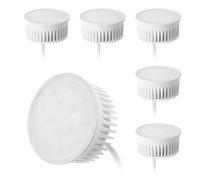 KYOTECH 6x Modulo LED Ultrapiatto ø50x23mm 5W 400LM AC220-240V Bianco caldo 3000K Sostituzione per MR16 GU10,120°per faretti da incasso a soffitto plafoniere