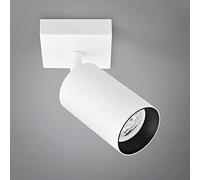 KYOTECH Plafoniera con 1 Faretto LED da Soffitto Singolo Orientabile Include 1x 5W Lampadine LED GU10 Bianco Caldo 3000K 400lm, Moderno per Soggiorno, Camera da Letto