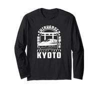 Kyoto Giappone Shinkansen Bullet Train Anime Kanji Souvenir Maglia a Manica