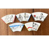 Kyoto Kyo Kiyomizu Oggetto Hashioki 5set Samurai Tokyo Olympic Bacchette Riposo